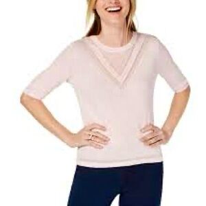 Charming Maison Jules Intarsia Fine Knit Top